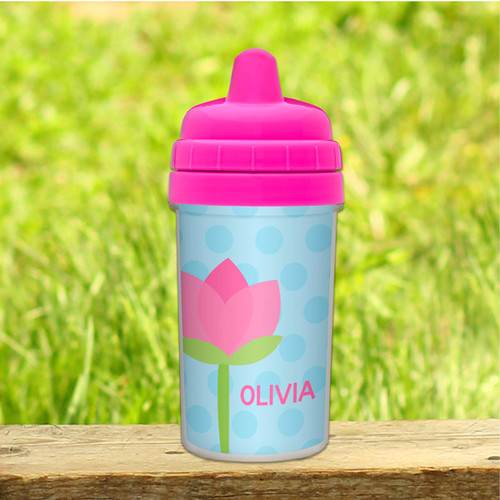 Tulip Personalized Sippy Cup for Toddlers