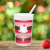 Strawberry Cone Personalized Kids Cups