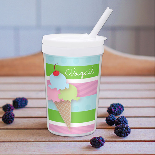 Yummy Ice Cream Personalized Kids Cups