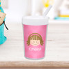 Just Like Me-Pink Personalized Kids Cups
