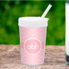 Initials on Chevron Personalized Kids Cups