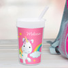 Rainbow Unicorn Personalized Kids Cups