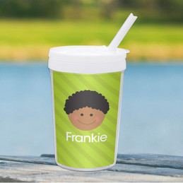 Just Like Me (Boy-Green) Toddler Cup