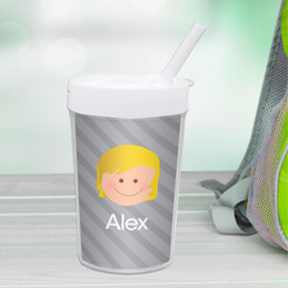 Just Like Me (Boy-Grey) Toddler Cup