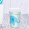 Blue Baby Elephant Toddler Cup