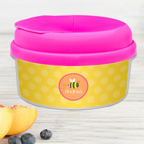 Fly Little Bee Customized Snack Bowl