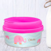 Sweet Pink Elephant Personalized Snack Bowls