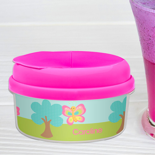 Cute And Sweet Butterfly Personalized Snack Bowls