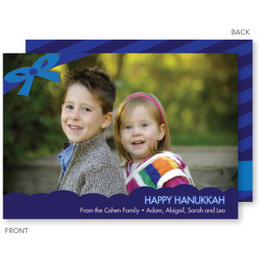 Happy Hanukkah Cards | Adorned With A Ribbon