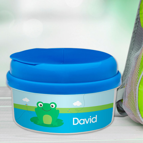 Cute Smiley Frog Customized Snack Bowl