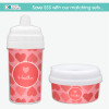Lovely Hearts Customized Sippy Cup