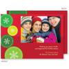 personalized christmas cards no photo | Jumping Snowflakes Christmas Photo Cards by Spark & Spark