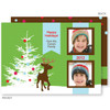 photo personalized christmas cards | Rudolph In The Snow Christmas Photo Cards by Spark & Spark
