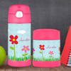 Spring Flowers Personalized Kids Thermos