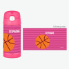Basketball Personalized Thermos For Kids