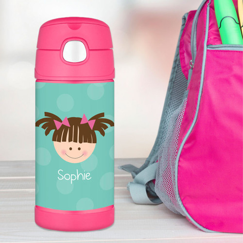 Aqua Just Like Me Personalized Thermos For Kids