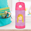 Lavender Just Like Me Personalized Thermos For Kids
