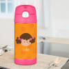 Orange Just Like Me Personalized Thermos For Kids