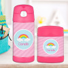 Rainbow In The Sky Personalized Thermos For Kids