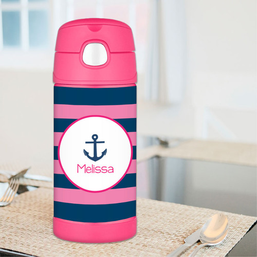Pink Let's Sail Thermos Bottle