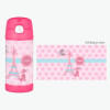Pink Poodle In Paris Personalized Thermos For Kids