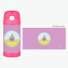 Pretty Heart Castle Personalized Thermos For Kids