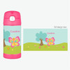 Cute And Sweet Butterfly Personalized Thermos For Kids