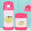 Three Cheerleaders Personalized Thermos For Kids