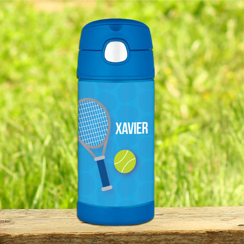 Tennis Fan Personalized Funtainer Bottle