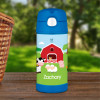 A Day In The Farm Personalized Thermos Bottle
