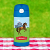 Cute Race Horse Personalized Thermos Funtainer