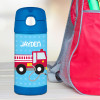 Cool Firetruck Personalized Thermos Funtainer