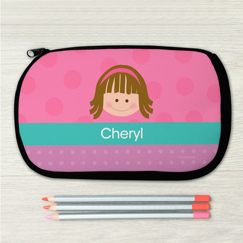 Just Like Me Girl-Pink Pencil Case
