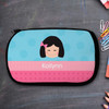 Just Like Me Girl-Lite Blue Pencil Case