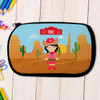 Asian Cowgirl Pencil Case