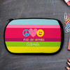 Peace Love And Happiness Personalized Pencil Case For Kids