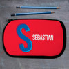 Double Initial Red Pencil Case by Spark & Spark