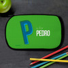 Double Initial Green Pencil Case by Spark & Spark