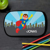 A Cool Brunette Superhero Pencil Case