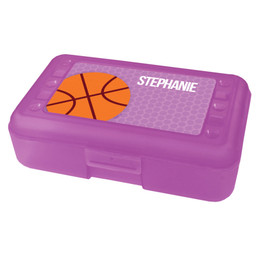 basketball pencil box for kids