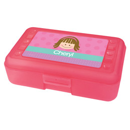 pink just like me pencil box for kids