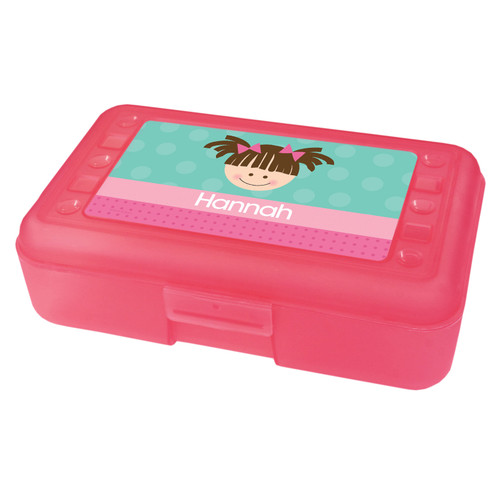 turquoise just like me pencil box for kids