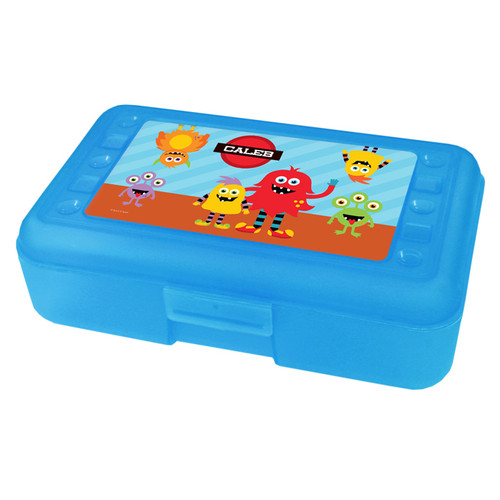 Monster Attack Personalized Pencil Box