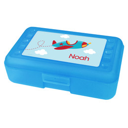 Fly Little Plane Personalized Pencil Box