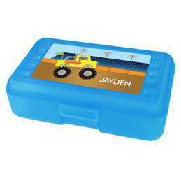 Monster Truck Personalized Pencil Box