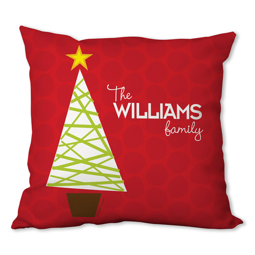 A Modern Kind of Tree Personalized Pillows