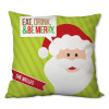 Eat, Drink & Be Merry Personalized Pillow