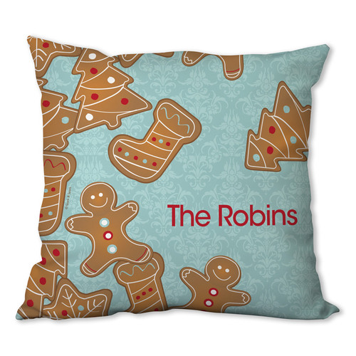 Yummy Xmas Cookies Personalized Pillow