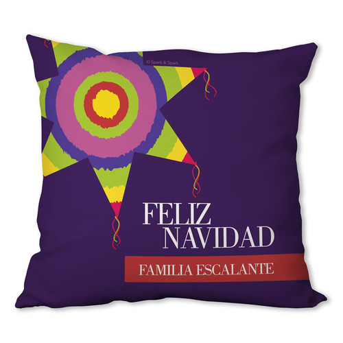 A Colorful Piñata Personalized Pillow