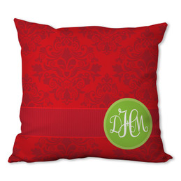 Simply Damask Personalized Pillow